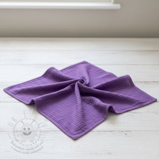 Dvojitá gázovina/mušelín violet