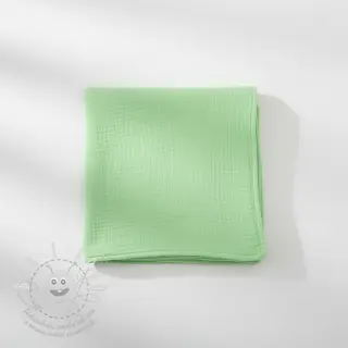 Dvojitá gázovina/mušelín light lime
