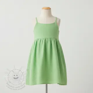 Dvojitá gázovina/mušelín light lime