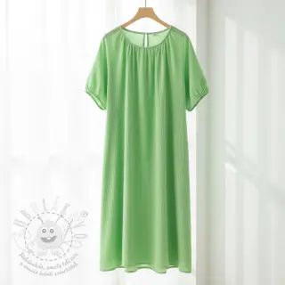 Dvojitá gázovina/mušelín light lime