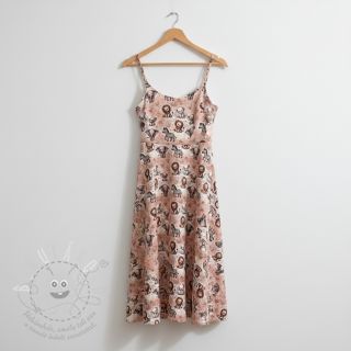 Dvojitá gázovina/mušelín Safari buddys design C digital print