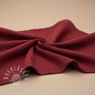 Dvojitá gázovina/mušelín wine ORGANIC