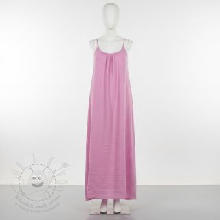 Dvojitá gázovina/mušelín light pink ORGANIC