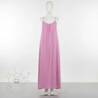 Dvojitá gázovina/mušelín light pink ORGANIC