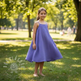 Dvojitá gázovina/mušelín lavender