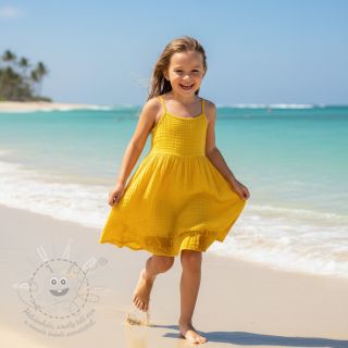 Dvojitá gázovina/mušelín lemon