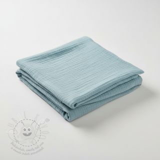 Dvojitá gázovina/mušelín teal