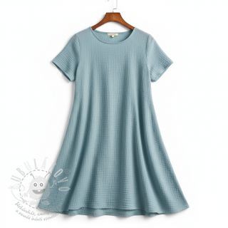 Dvojitá gázovina/mušelín teal