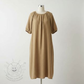 Dvojitá gázovina/mušelín beige