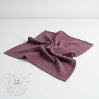 Dvojitá gázovina/mušelín purple