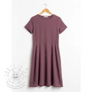 Dvojitá gázovina/mušelín purple