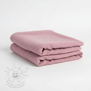 Dvojitá gázovina/mušelín lilac