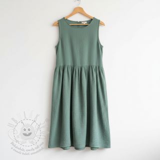 Dvojitá gázovina/mušelín green