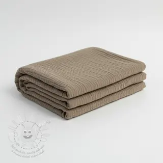 Dvojitá gázovina/mušelín sand ORGANIC