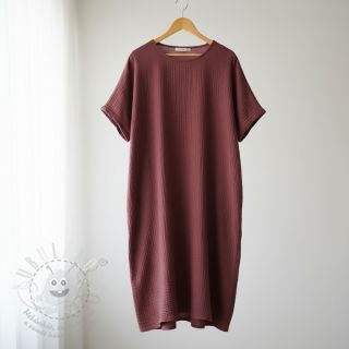 Dvojitá gázovina/mušelín rouge ORGANIC