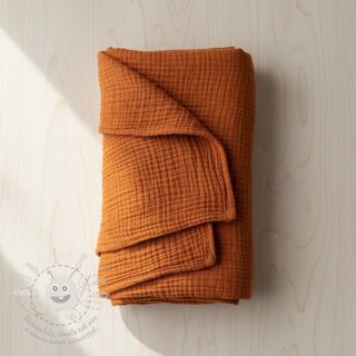 Dvojitá gázovina/mušelín rust ORGANIC