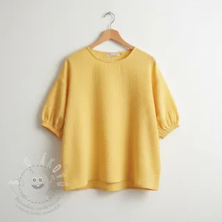 Dvojitá gázovina/mušelín soft yellow ORGANIC