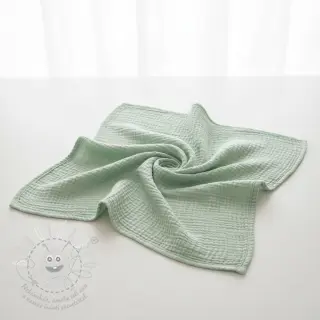 Dvojitá gázovina/mušelín mint ORGANIC