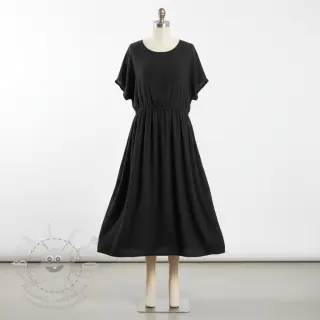 Dvojitá gázovina/mušelín black