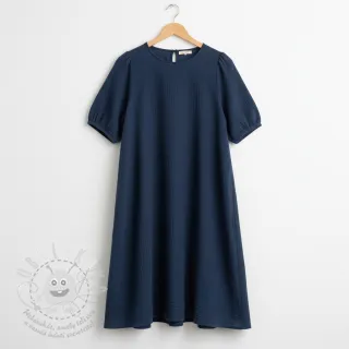 Dvojitá gázovina/mušelín navy