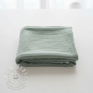 Dvojitá gázovina/mušelín dark mint