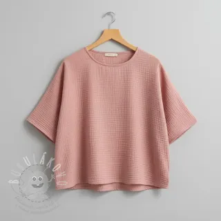 Dvojitá gázovina/mušelín soft rose