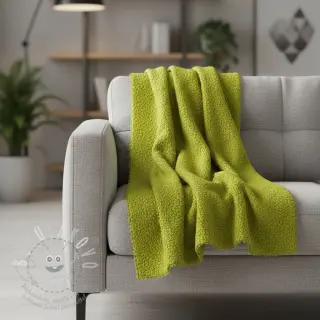 Fleece TEDDY DOUBLE SIDED old lime