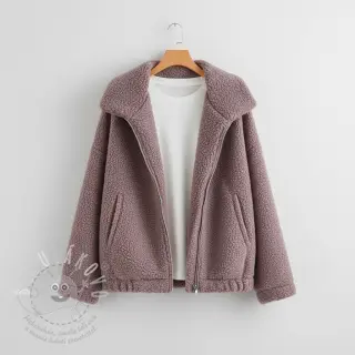 Fleece TEDDY DOUBLE SIDED blush