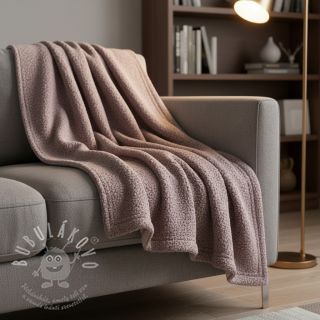 Fleece TEDDY DOUBLE SIDED blush