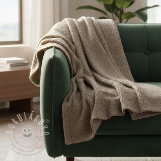 Fleece TEDDY DOUBLE SIDED taupe