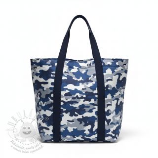 JEANS DENIM STRETCH Camouflage blue