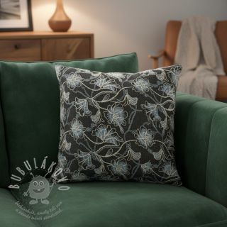 Bavlněná látka JEANS EMBROIDERY Lisa design C