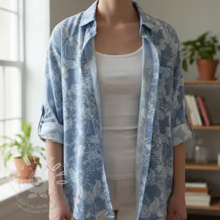 JEANS 4,5 OZ Palm light blue