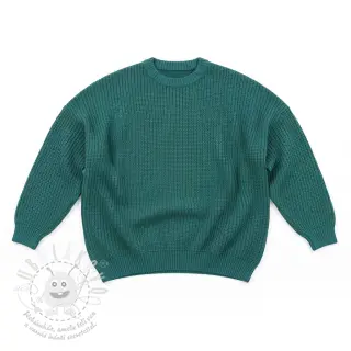 Svetrovina BIG KNIT ocean green