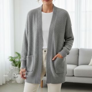 Svetrovina Paris bouclé dusty mint