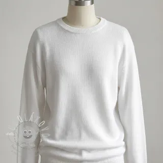 Svetrovina BABY KNIT white