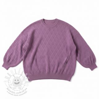 Pletenina jacquard Diamond lavender