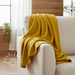 Svetrovina BIG KNIT DOT ochre