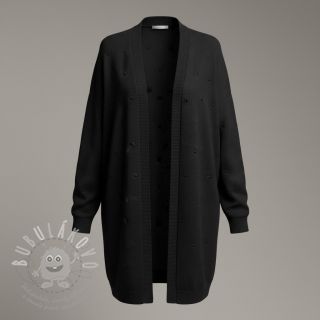 Svetrovina BIG KNIT DOT black