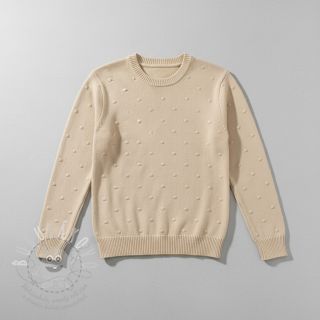 Svetrovina BIG KNIT DOT naturals