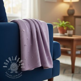 Svetrovina BIG KNIT DOT violet