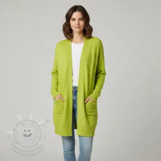 Svetrovina BIG KNIT DOT bright green