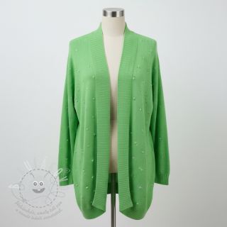 Svetrovina BIG KNIT DOT grass green