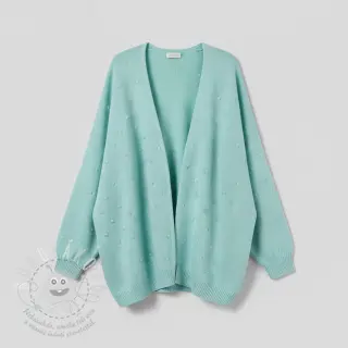 Svetrovina BIG KNIT DOT mint