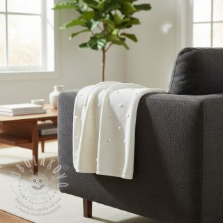 Svetrovina BIG KNIT DOT off white