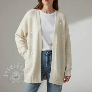 Svetrovina BIG KNIT DOT off white