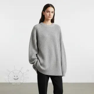 Svetrovina BIG KNIT stone