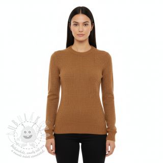 Svetrovina BIG KNIT brown