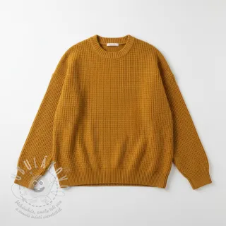 Svetrovina BIG KNIT mustard