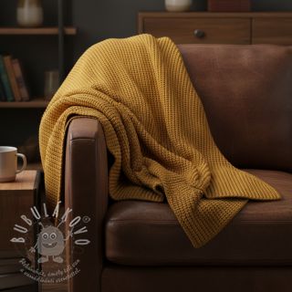 Svetrovina BIG KNIT mustard